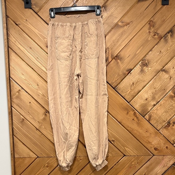 💜Love Tree Tan Jogger Pants Pull On Medium - Picture 4 of 7